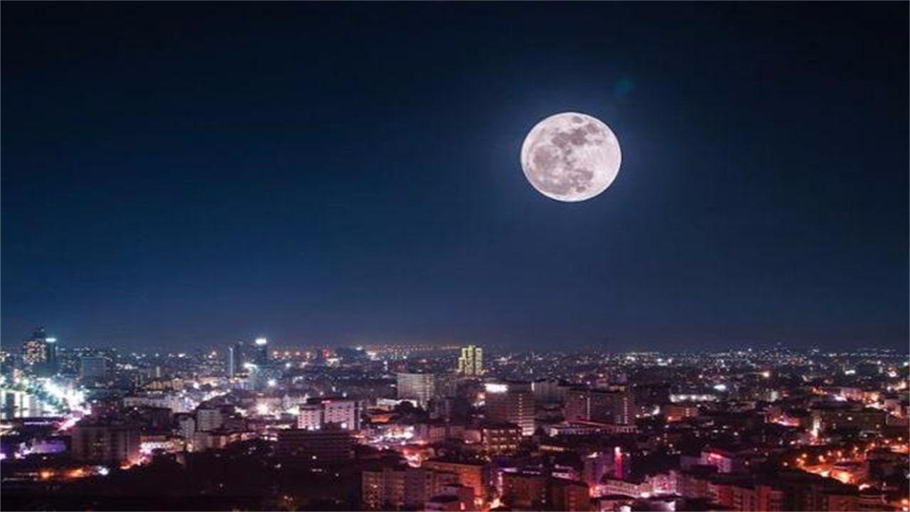 中国的人造月亮图片