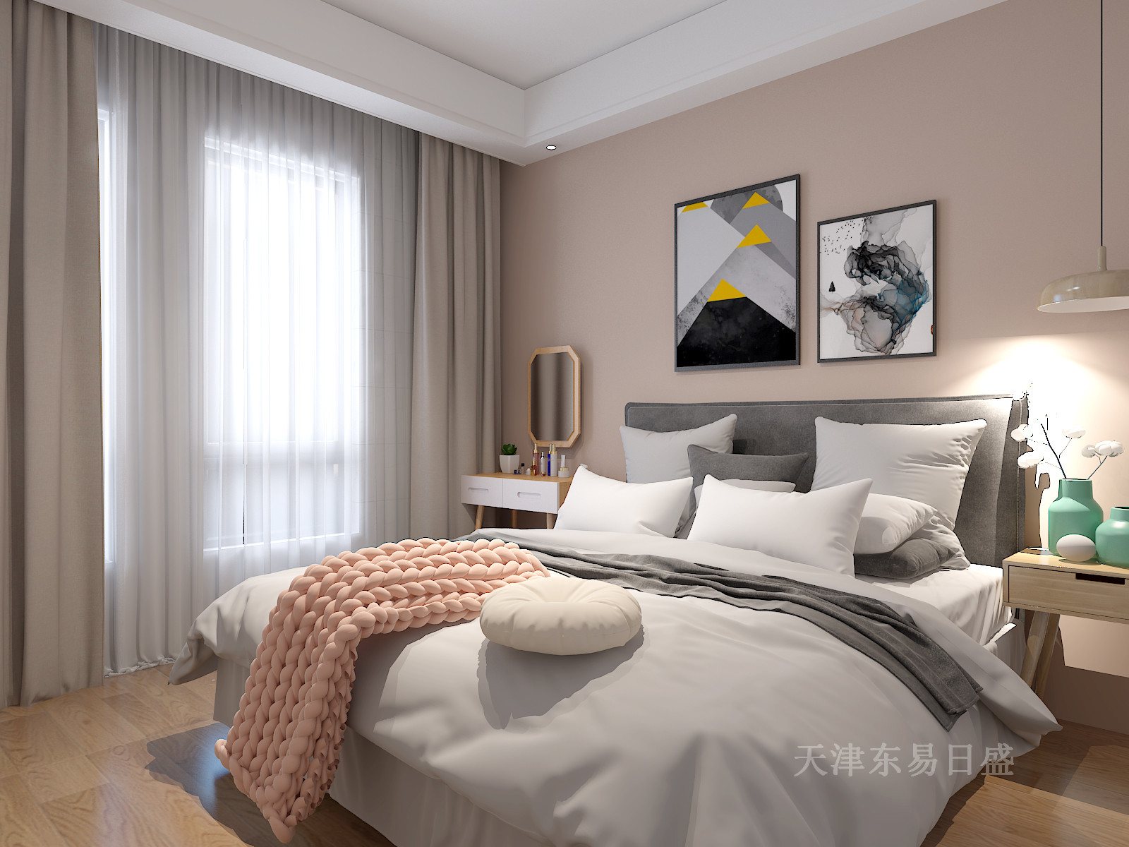 82平米格调绮园北欧风格装修,小居室也可以温馨时尚