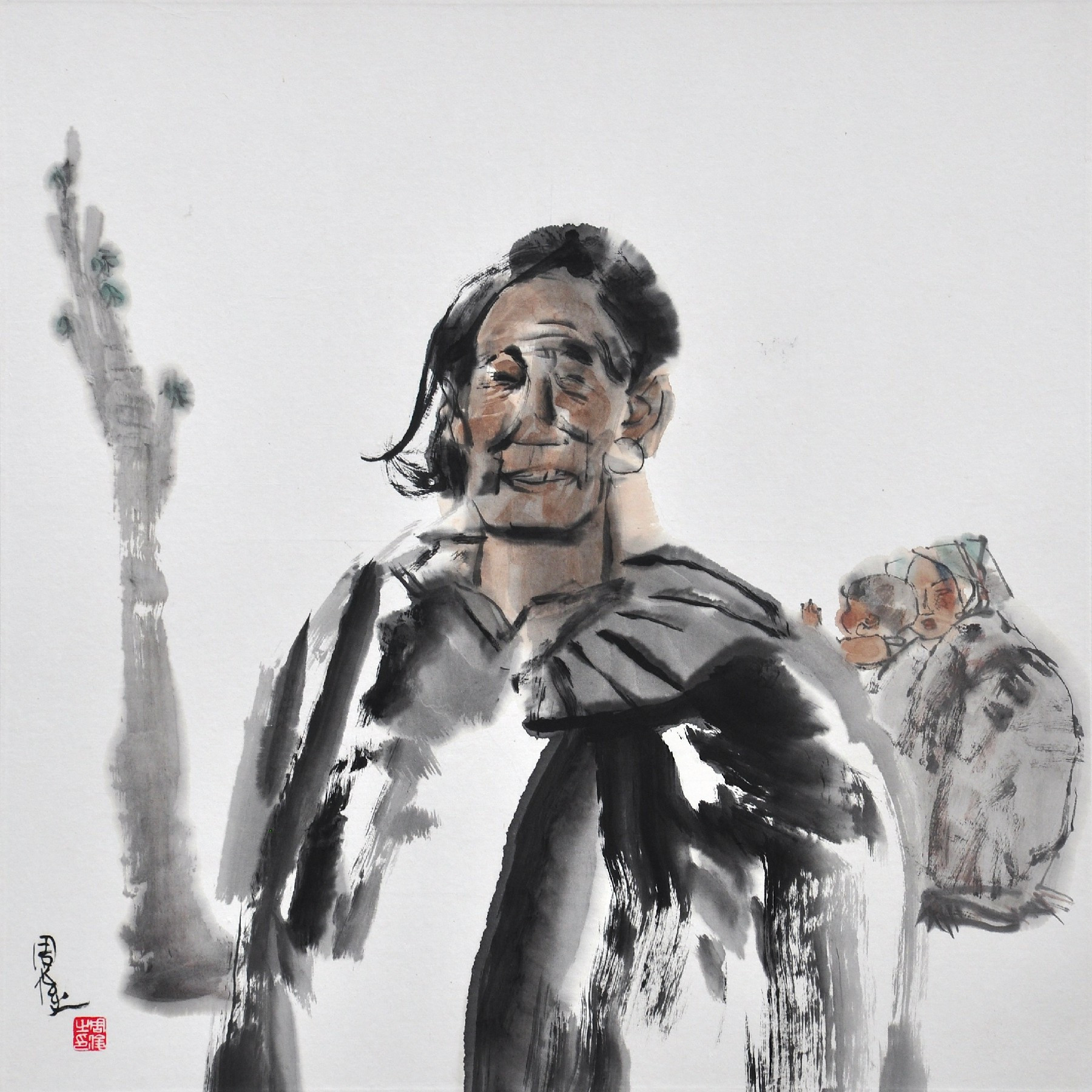 邵大箴:他笔下的人物形神兼备,形式语言很有艺术感染力!