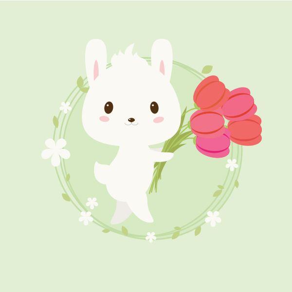 萌萌的卡通动物图片送给需要的你做壁纸