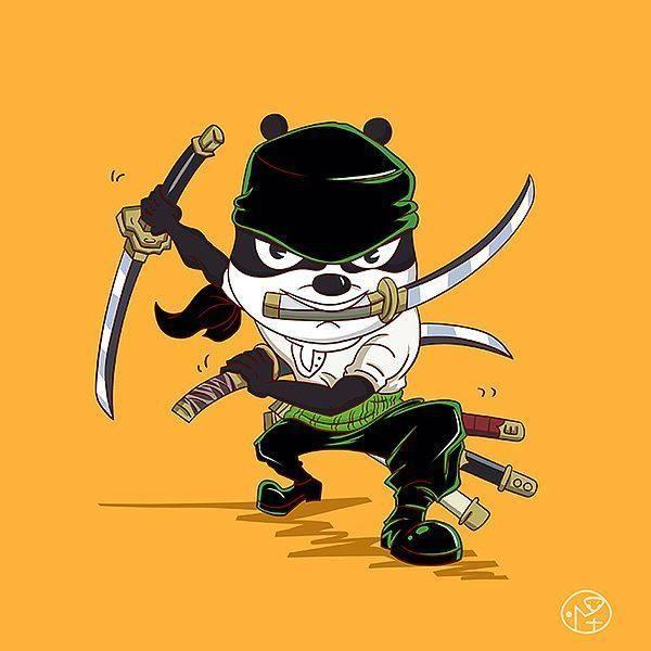 熊猫人版草帽一伙上线,传说中的熊猫人客串了几百集终于火了