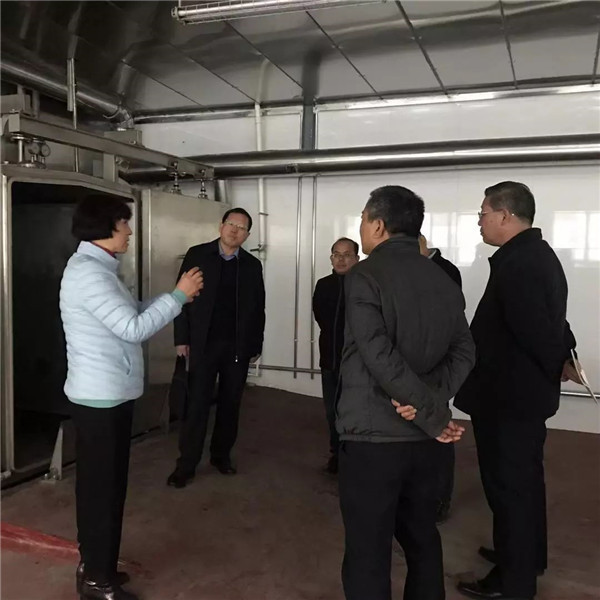 河北唐山食药监局领导来香宇肉类食品公司视察