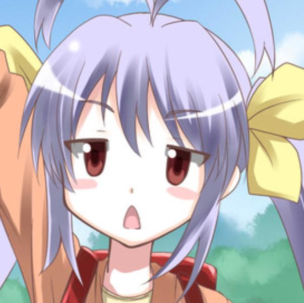 动漫美图欣赏:紫色系列女生头像,呆萌可爱的二次元美少女!