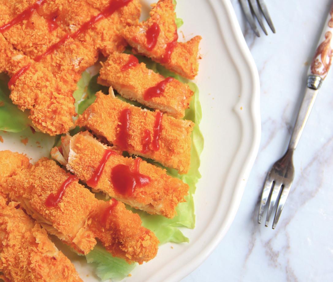 酥炸鸡排,趁热来一块,香酥又美味,让人无法抗拒