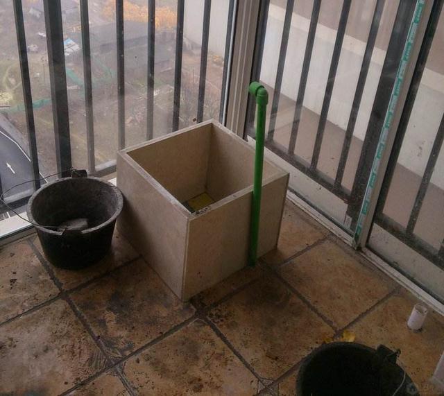 头次见到有人在阳台装这种池,太实用了,真懊悔我家才知道|拖把池|阳台