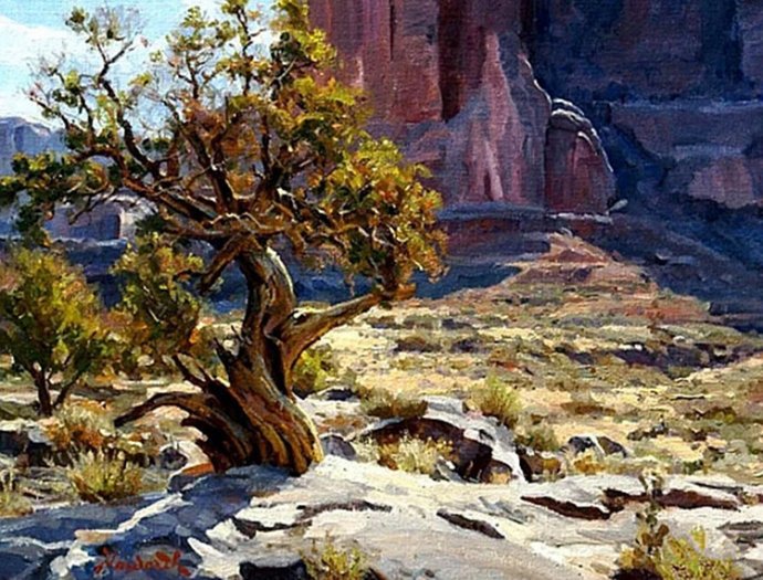 美国著名传统风景画家风景油画作品赏析