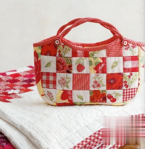 手工拼布:碎布头,花布头,拼在一起就成了美丽的布艺小物