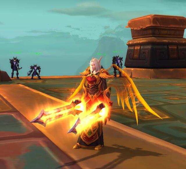 魔兽世界8.1:真香告警!血精灵传承护甲你值得拥有,效果拔群