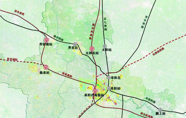 正在规划的南驻阜高铁,中途经过了多个地方,看看有你的家乡吗
