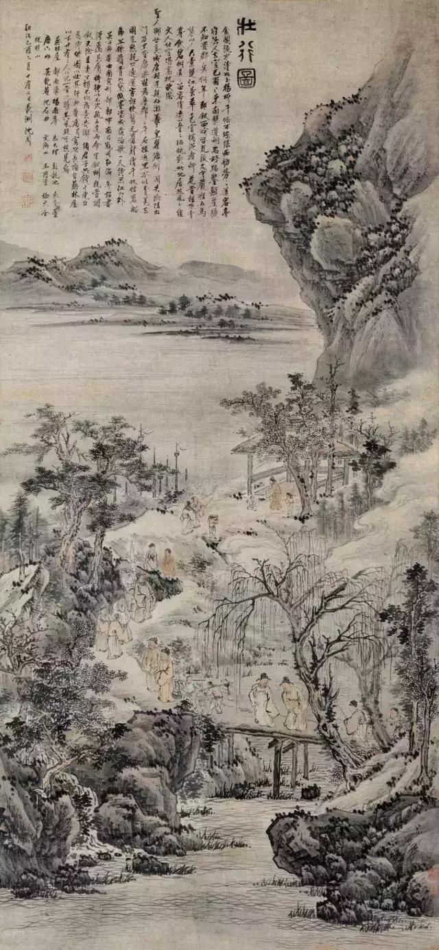 沈周最精彩的10张山水画作品明朝四家里扛把子的人喜欢