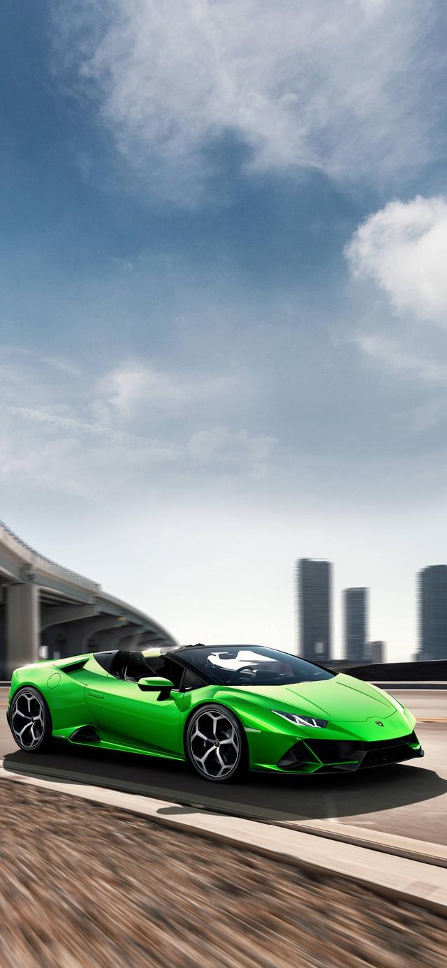 兰博基尼huracanevo竖屏壁纸横竖都是帅