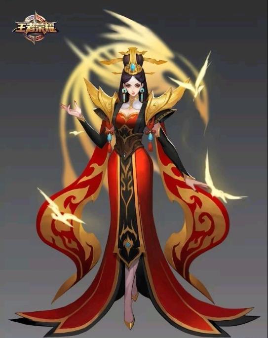王者荣耀 武则天优化模型提前预览 变的好妖艳特别是海洋之心