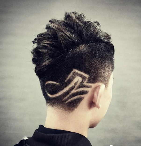 男士"刻痕"发型,帅气又有型!