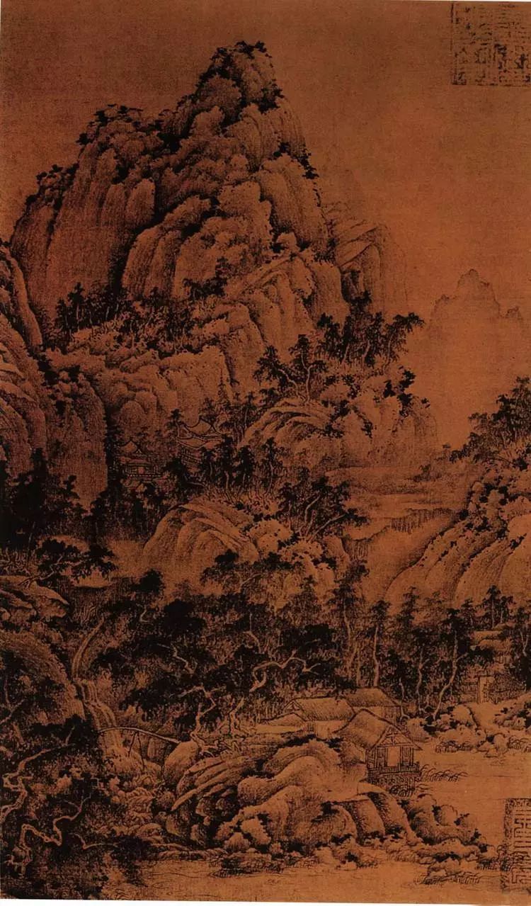 博物馆文物介绍五代巨然的秋山问道图