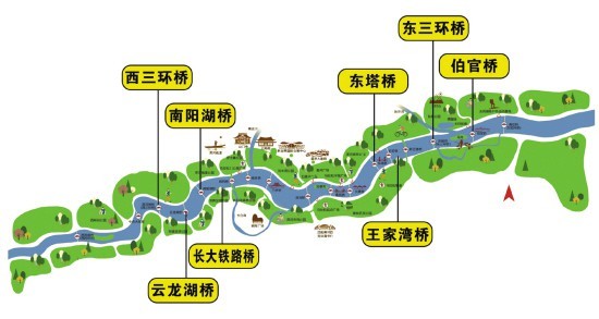 沈阳"浑河两岸"再建33公里滩地城市段景观带