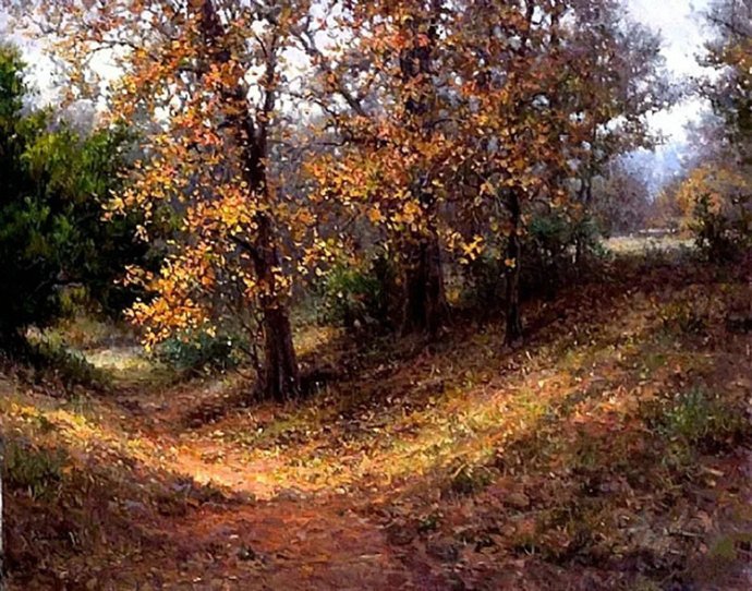 美国著名传统风景画家风景油画作品赏析