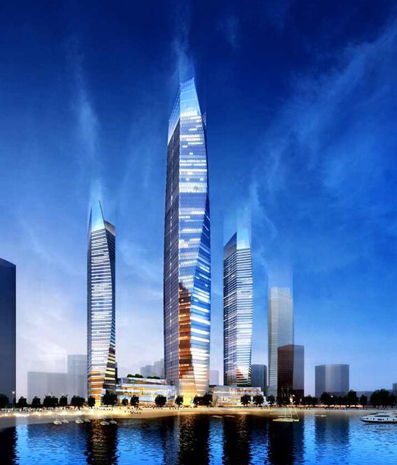 山东在建标志性建筑,总投资137亿元,建成后为青岛第一高楼!