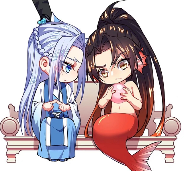 漫画《化龙记》师尊哄天天吃孕灵丹,作者认真