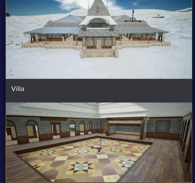 部分雪地建筑遭曝光,城堡令人震撼