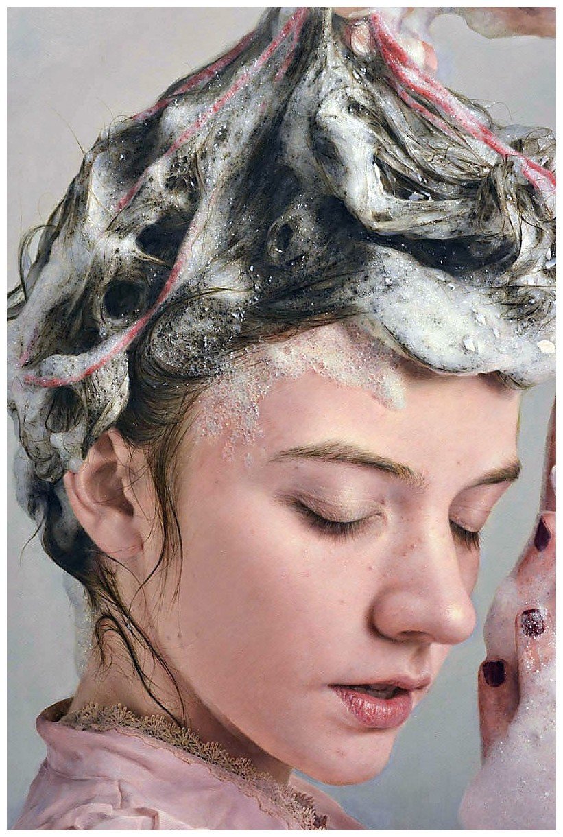 他画美女满头的泡泡让人傻眼冷军画的小妹为何9千万也不卖