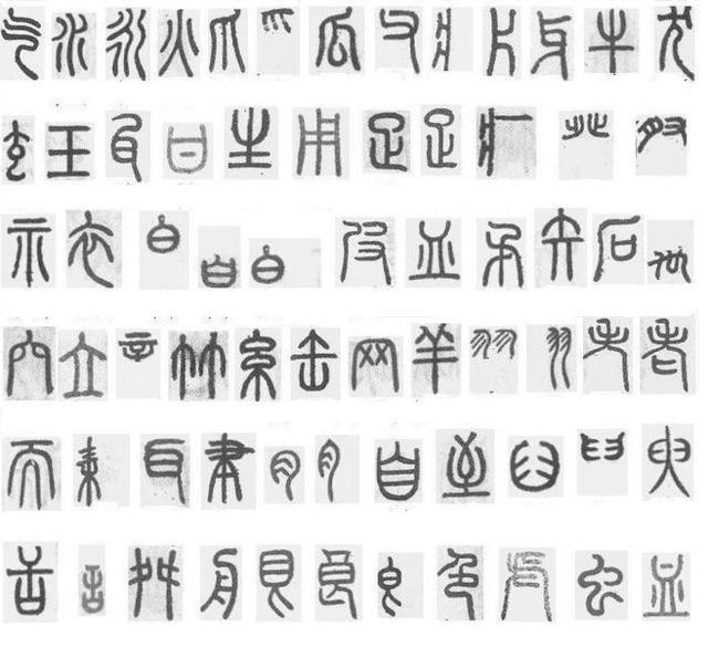 如何学认篆体字（附篆真对照图）|部首_新浪新闻