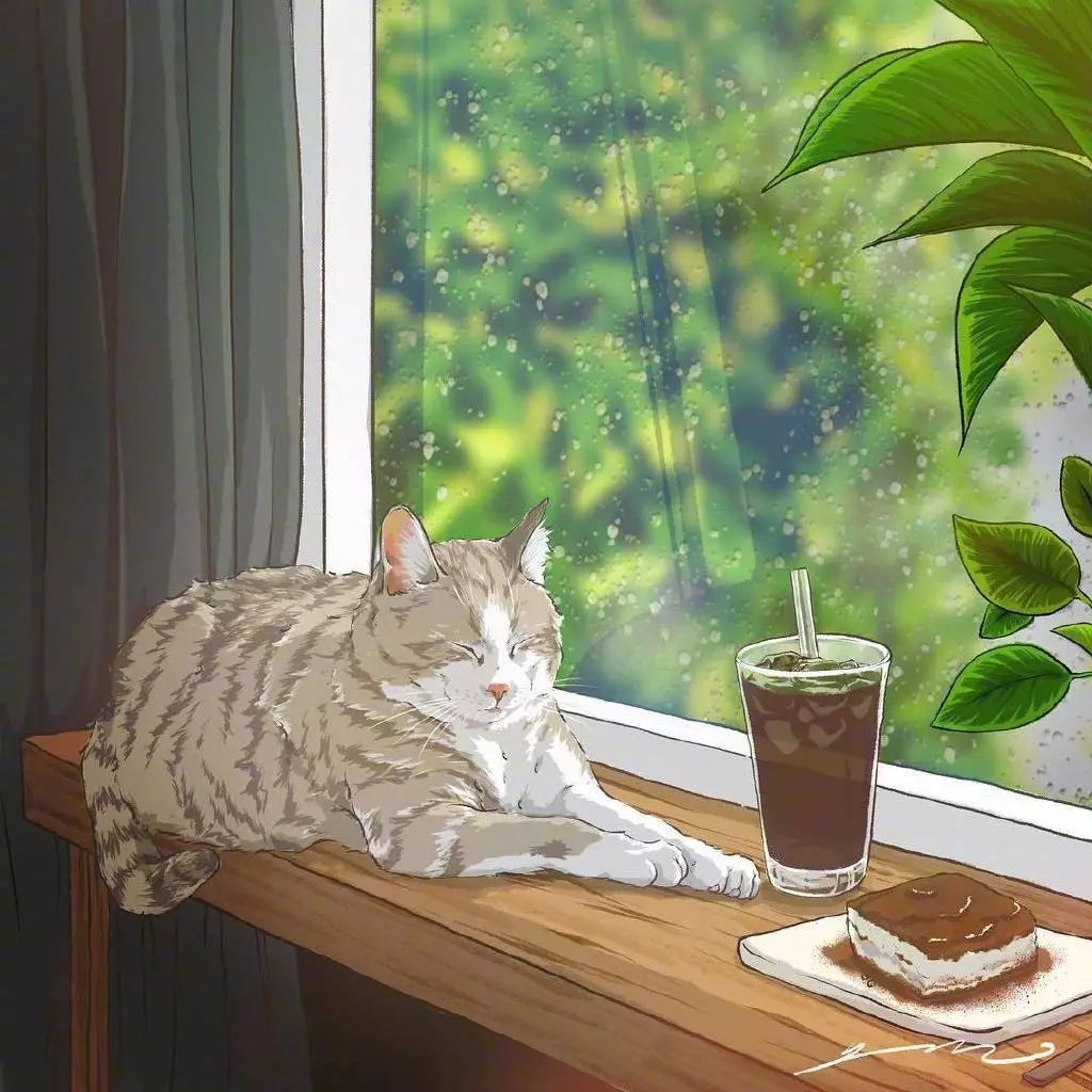 来自韩国插画师笔下的喵星人,超治愈