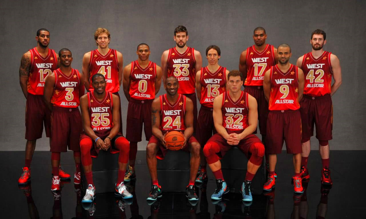 10年前的nba全明星阵容,你还认得几个?只有他笑到了最后