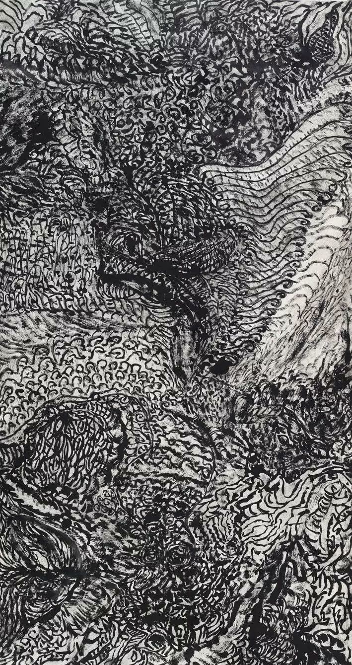 曾翔画展被喷!冤吗?网友:把纸涂黑谁不会?好意思拿出丢人现眼