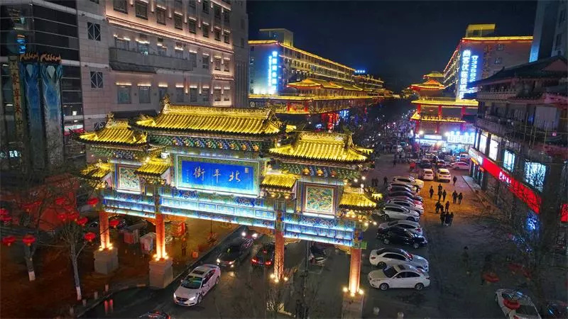 咸阳这处夜景获奖!这么美你还不来看看吗?|牌坊|北平|照明_新浪新闻