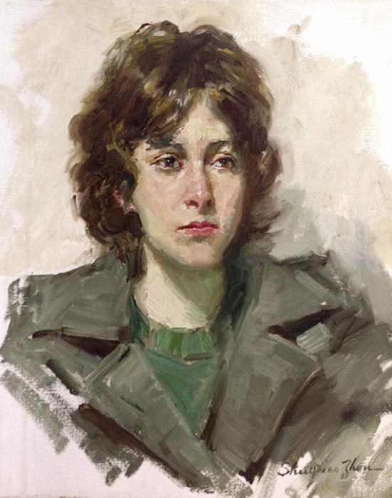 广州画院副院长,旅美画家周树桥油画人物写生欣赏