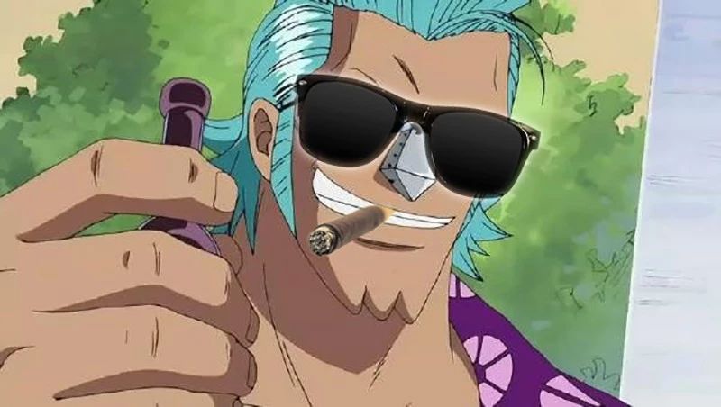 海贼王当草帽一伙戴上墨镜后娜美很调皮索隆相当帅气