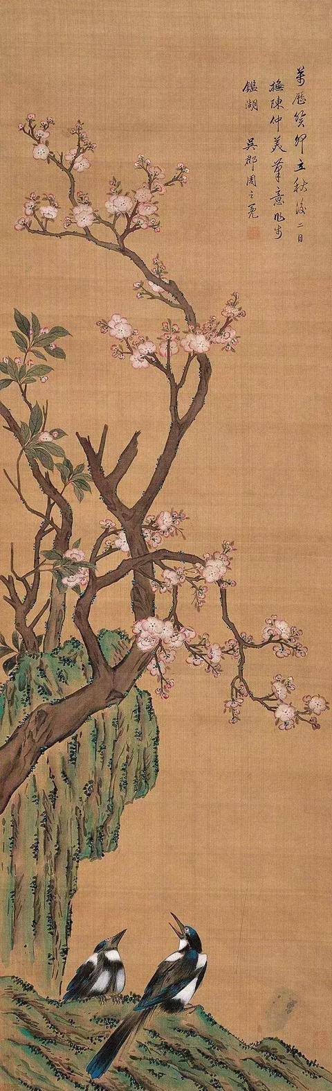 吴门画派周之冕花鸟画作品欣赏