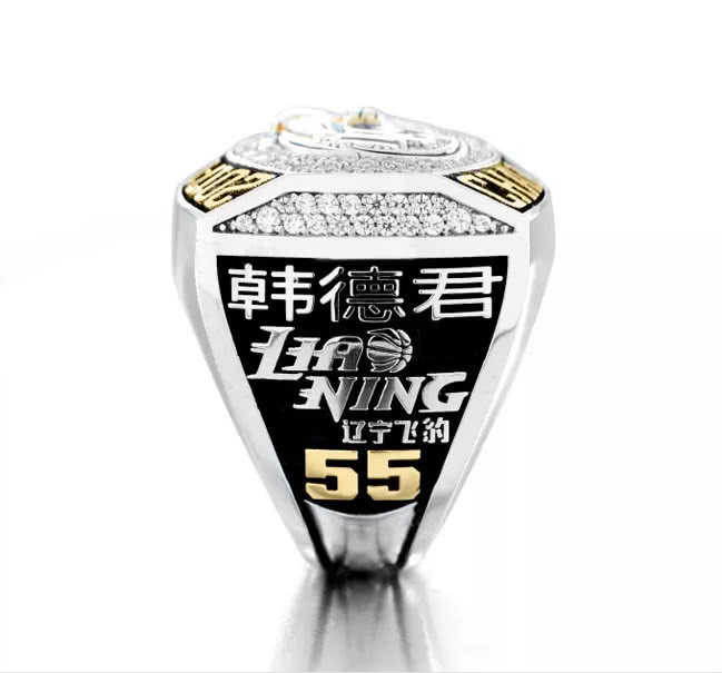 cba炫酷冠军戒指发布,镶78颗钻比nba的还漂亮,感谢姚明