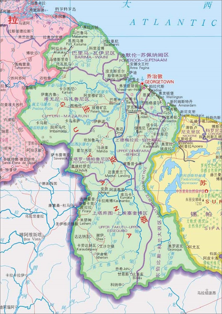 这个殖民地区就是法属圭亚那.