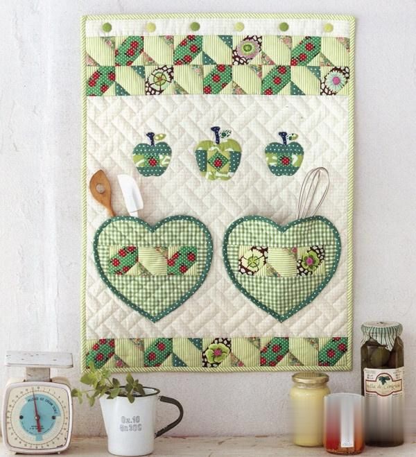 手工拼布:碎布头,花布头,拼在一起就成了美丽的布艺小物