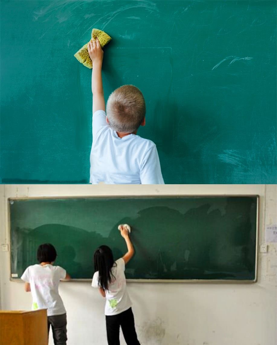 普通学生擦黑板vs美术生擦黑板,看完后,网友:美术生厉害了!