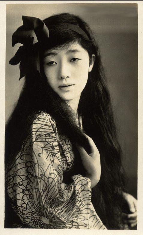 老照片:大正时代时髦浪漫的日本女人