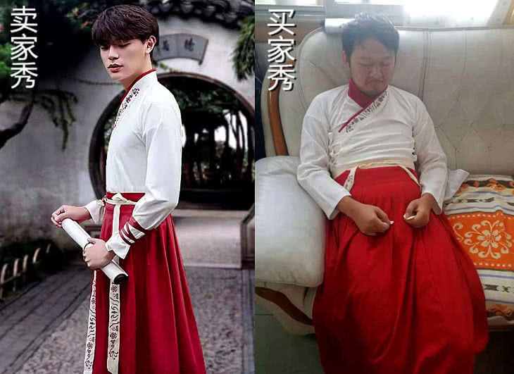 "超心酸"的汉服买家秀,看到最后面,网友:p图大神都拯救不了