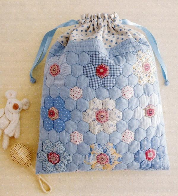 手工拼布:碎布头,花布头,拼在一起就成了美丽的布艺小物