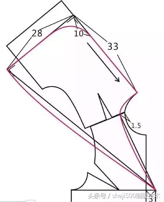 15种常见领型的结构制图,学会就能随意变款了|领角|制图|立领_新浪