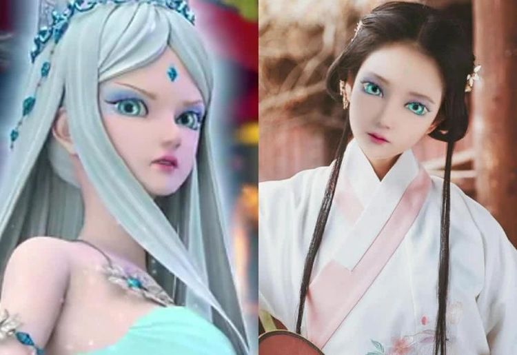 叶罗丽:当这五位主角穿上汉服,冰公主很清纯,王默美得像新娘