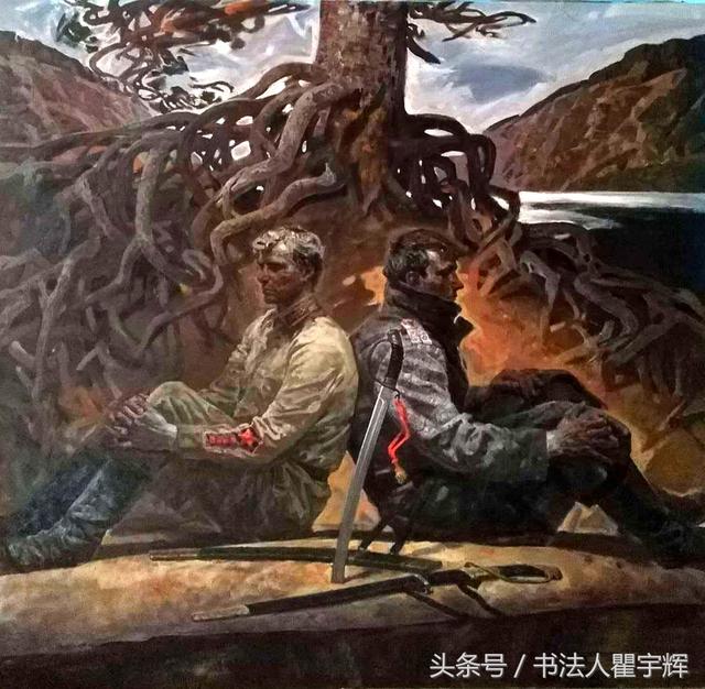 大手笔,画面令人震撼,诺瓦肖洛夫11幅战争人物油画欣赏