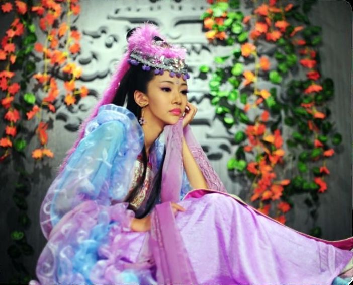 傅杨杨  2014年 《布袋和尚新传》中饰演紫霞,虽然颜值真的很高,但是