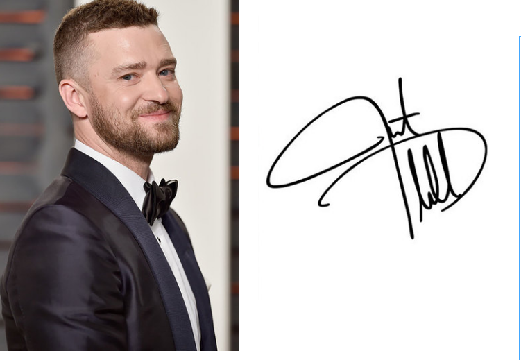 当今最火的15大男星的签名,网友:威尔-史密斯签的就是张小三