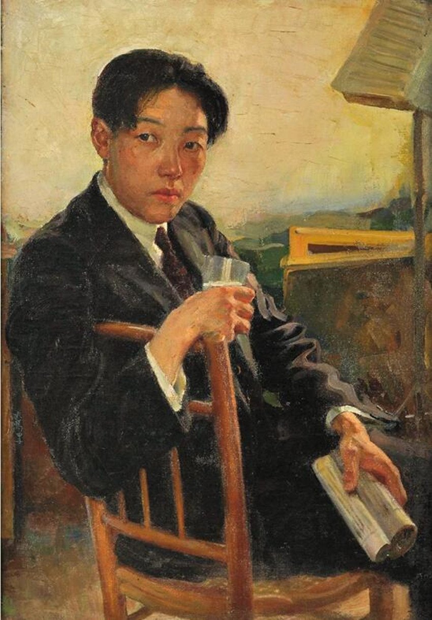 徐悲鸿画像徐悲鸿和孙多慈的恋爱,除了蒋碧薇不答应,孙多慈的父亲孙传