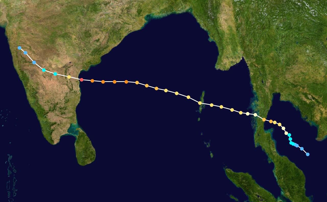 台风登陆泰国,近期去泰国需谨慎!盘点那些登陆泰国的台风
