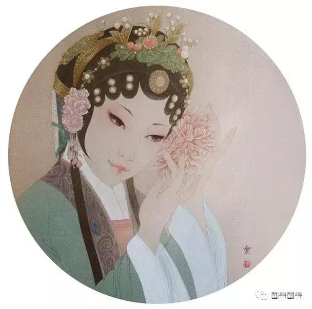 周雪戏曲工笔画:戏里美人,画里美人,诗里美人_新浪新闻