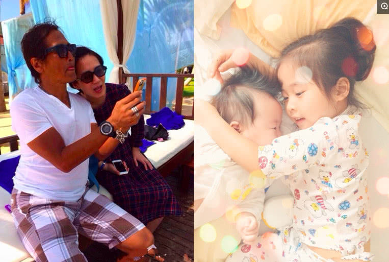 齐秦和老婆亲嘴玩自拍儿子呆萌女儿清纯网友心疼王祖贤