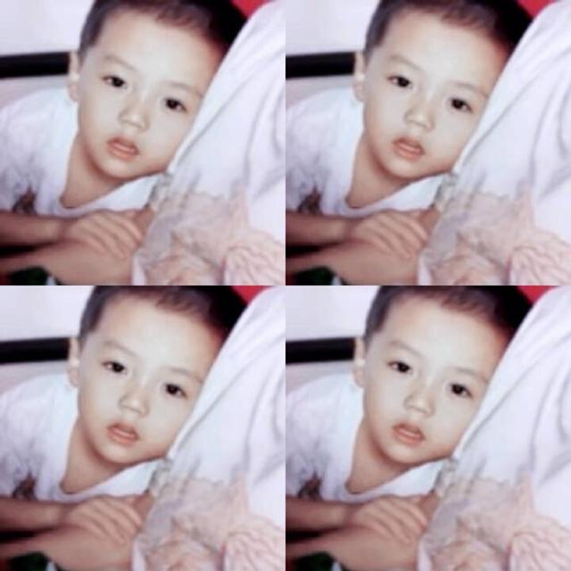 姑娘喜欢他这一款颜~王嘉尔是属于那种小时候和现在变化并不大的一类