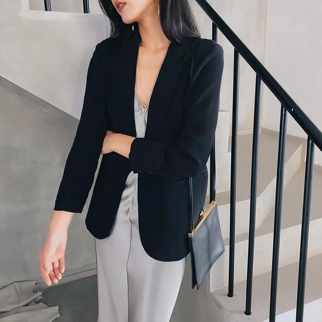 蓝/中性灰西装外套轻薄款沙漠色/气质蓝/中性灰西装外套轻薄款沙漠